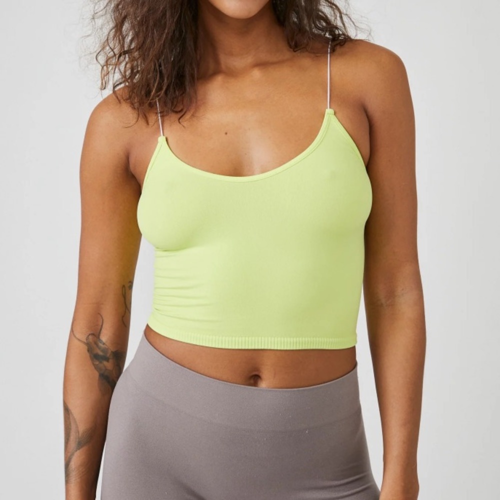 NWT!! Free People Brami skinny strap tank tonic